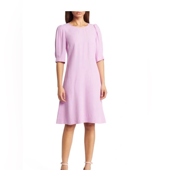 Hugo boss knee-length dress coral pink NWT size 2$598 - Picture 1 of 4